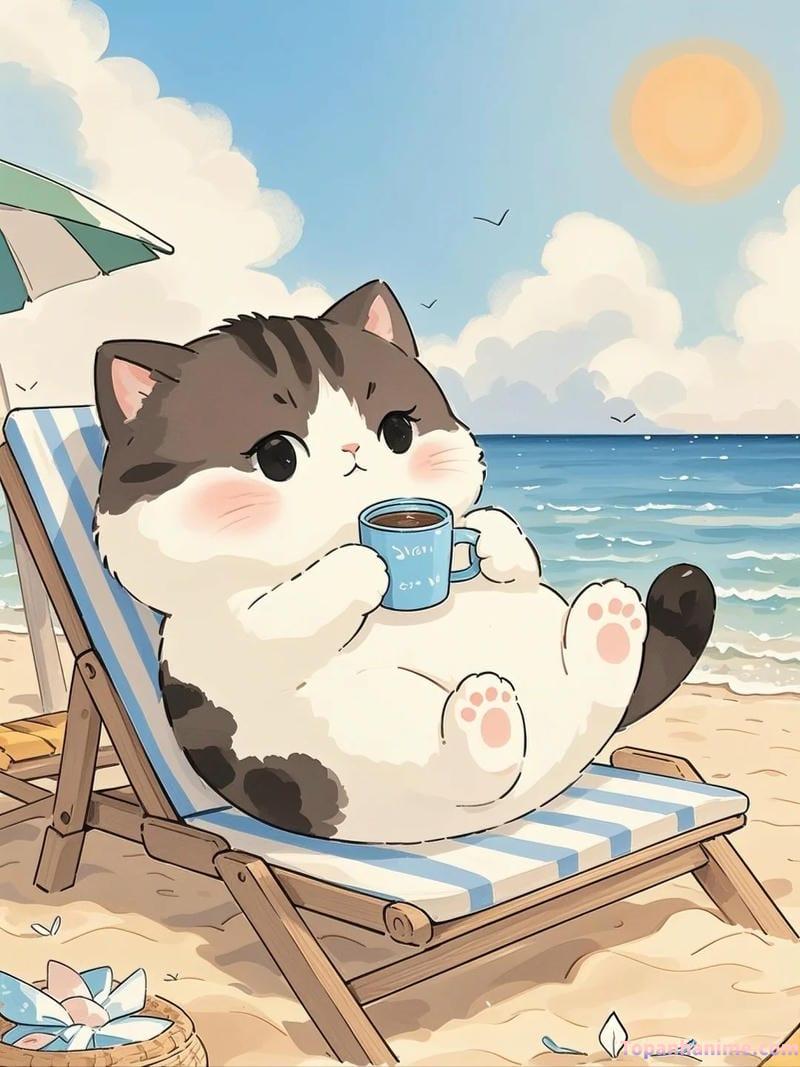 ảnh mèo anime nổi bật