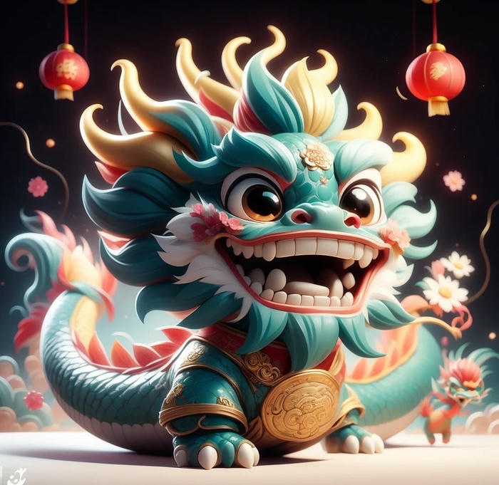 ảnh rồng chibi ngầu