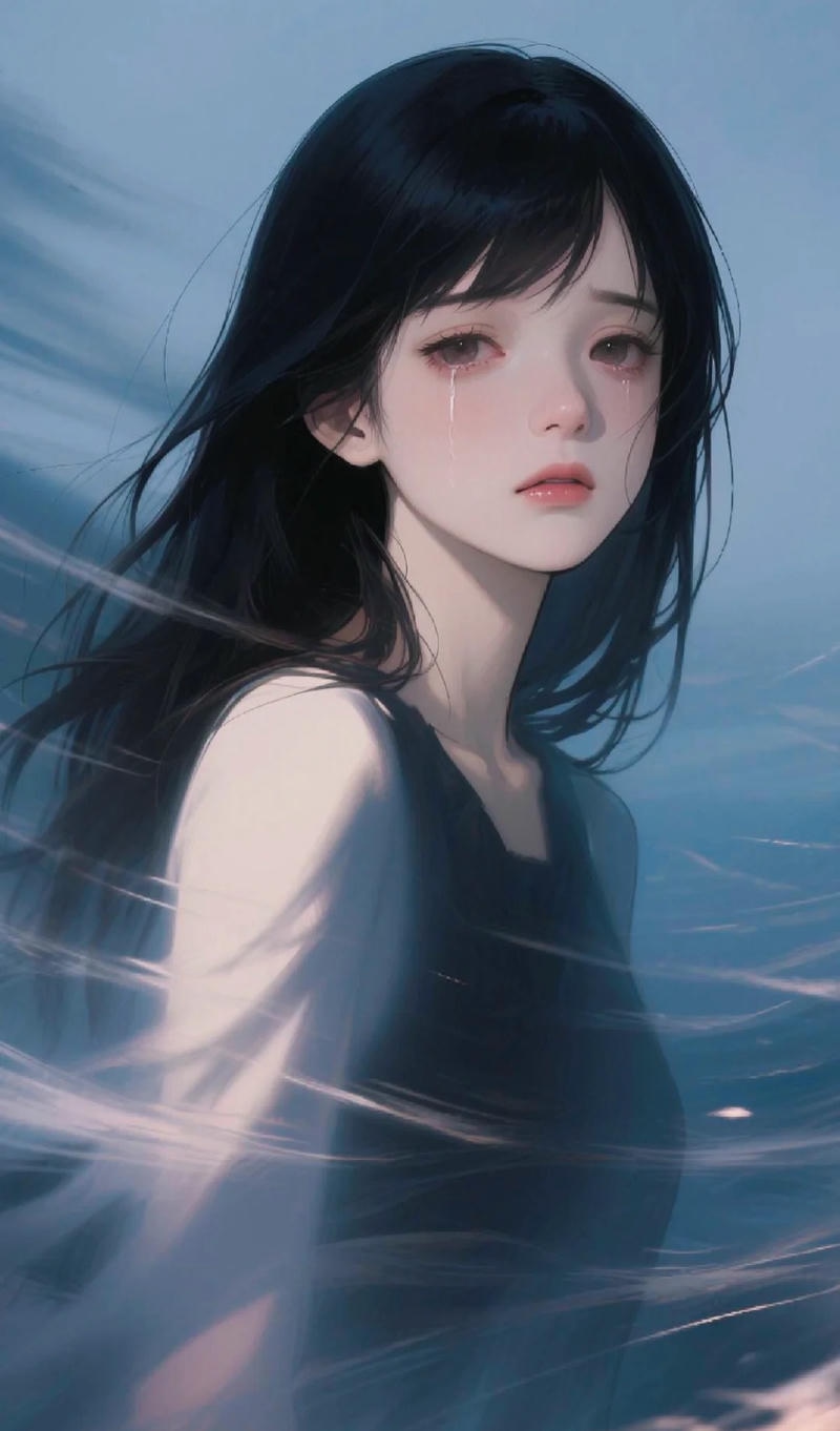 anime khóc cute