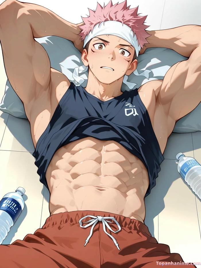 anime nam thể hình đẹp trai quyến rũ