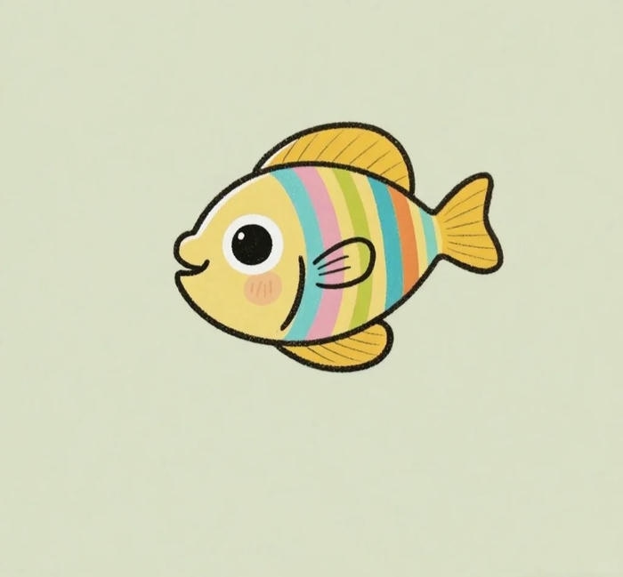 cá chibi cờ