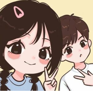 cặp đôi chibi cute