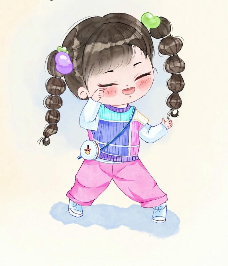 chibi bé gái hoạt hình