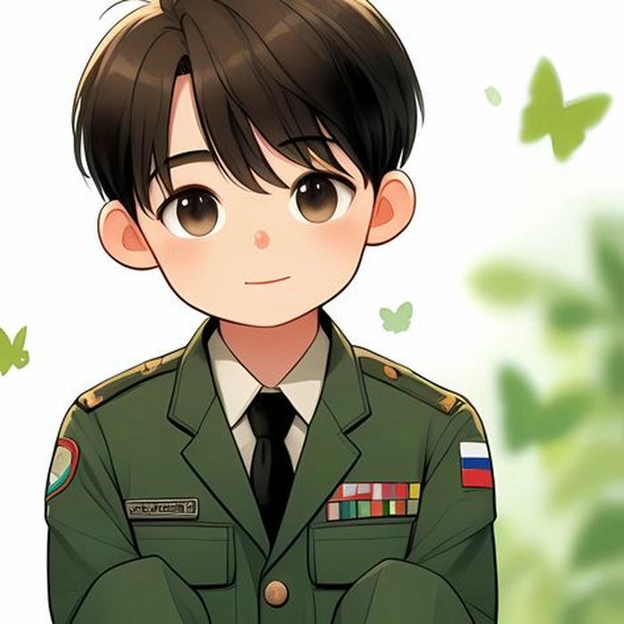 chibi công an dễ thương 2 mái