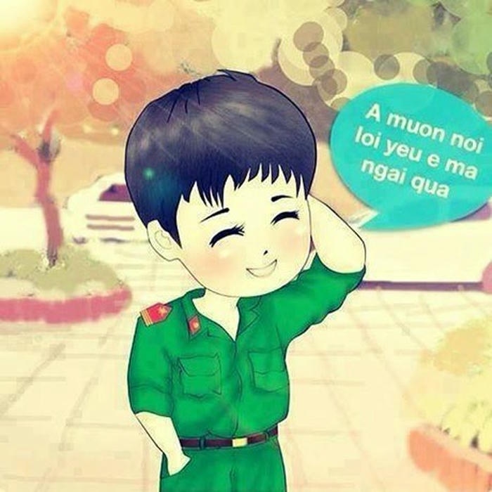 chibi công an dễ thương bé vẽ