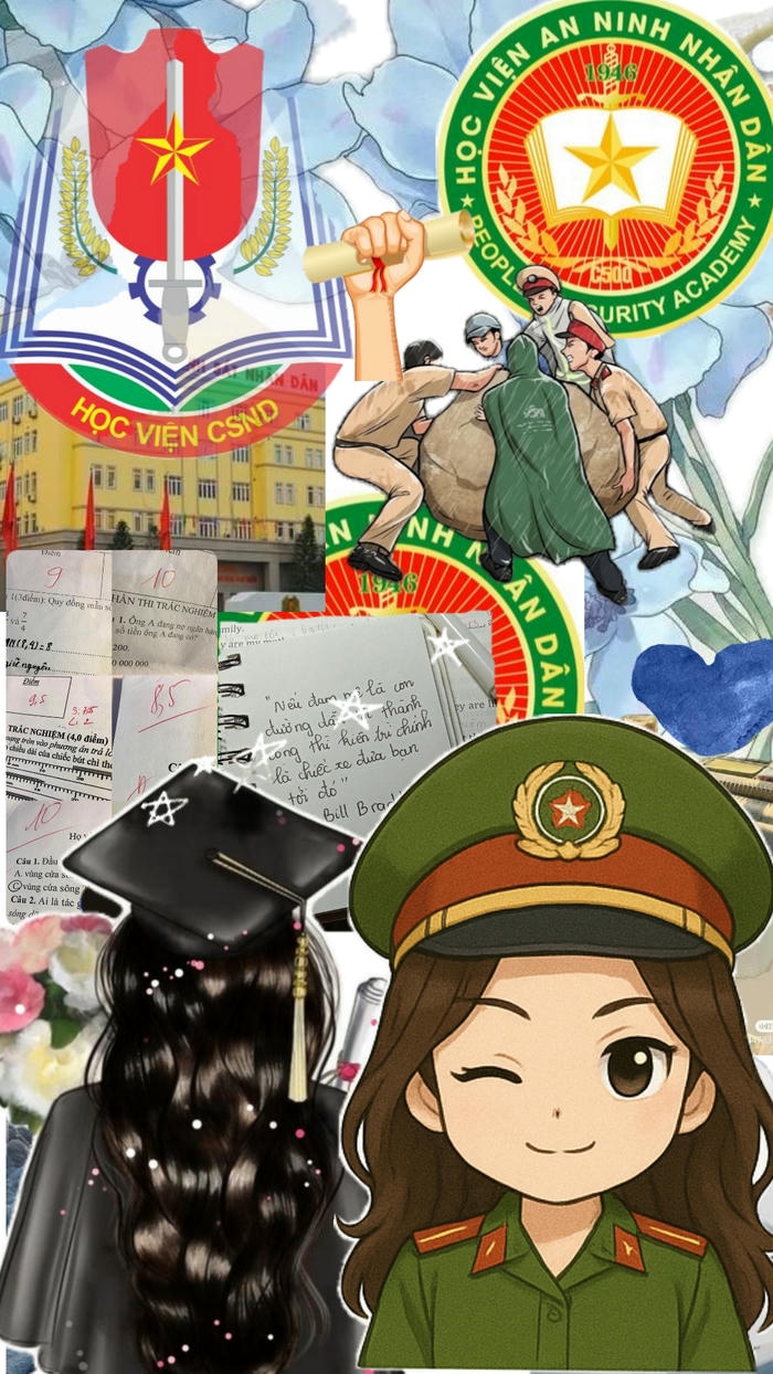 chibi công an dễ thương nữ