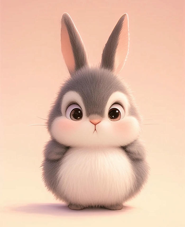 cute thỏ con dễ thương chibi