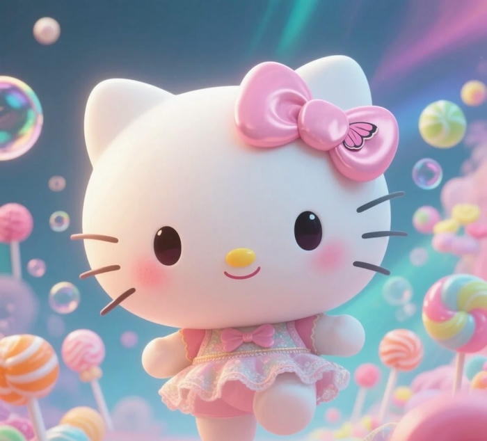 hello kitty chibi đặt làm ảnh zalo
