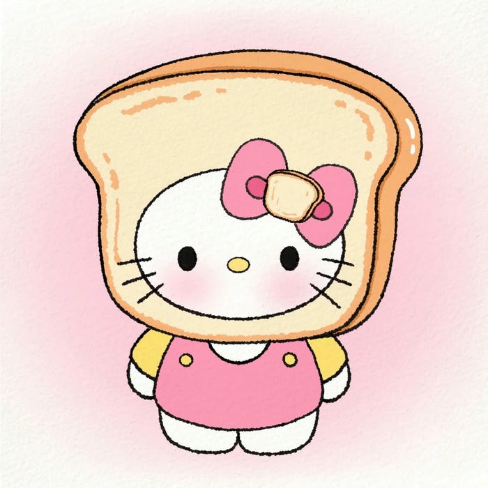 hello kitty chibi mắc cười