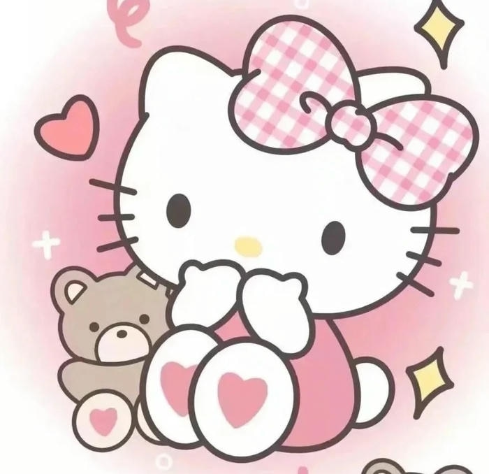 hello kitty chibi màu hồng