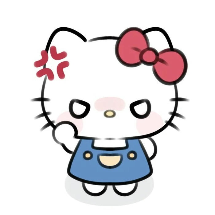 hello kitty chibi tức giận