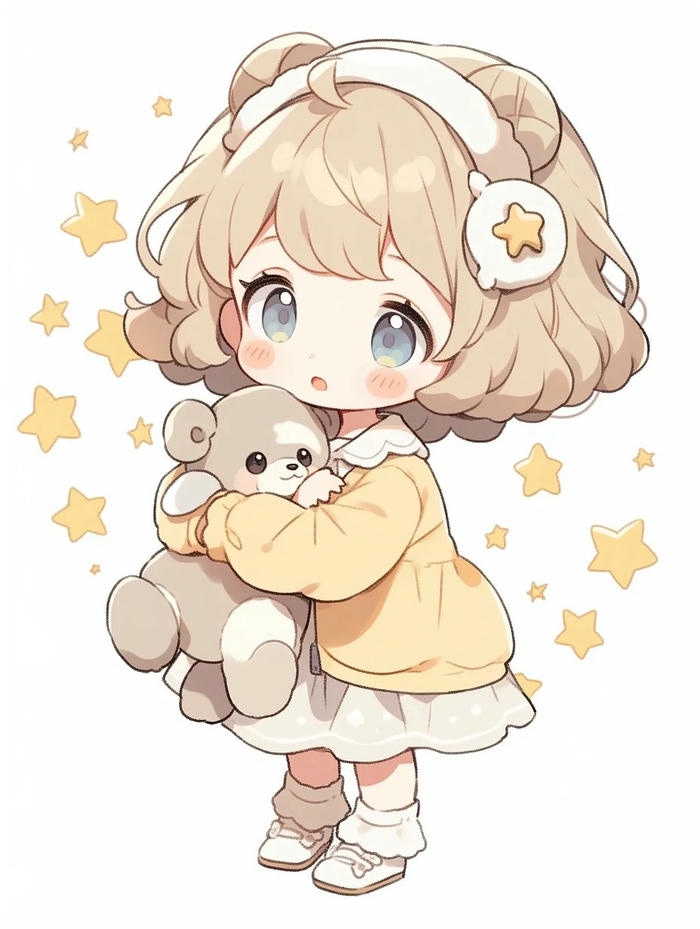 hình ảnh cô gái chibii