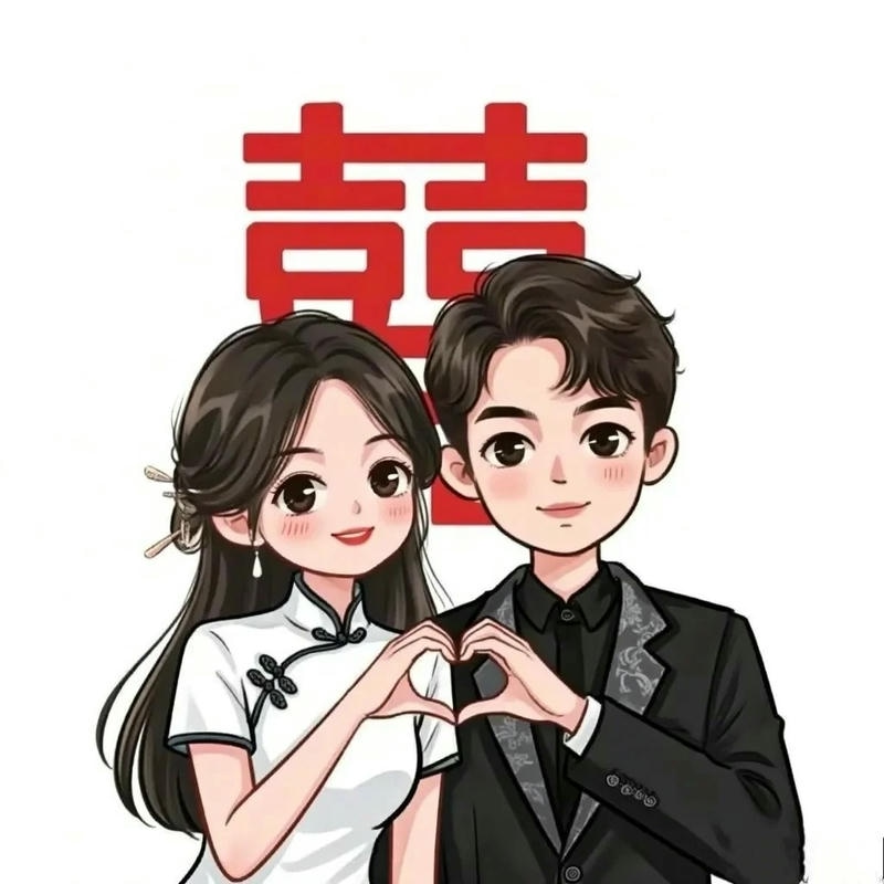 hình ảnh đám cưới chibi