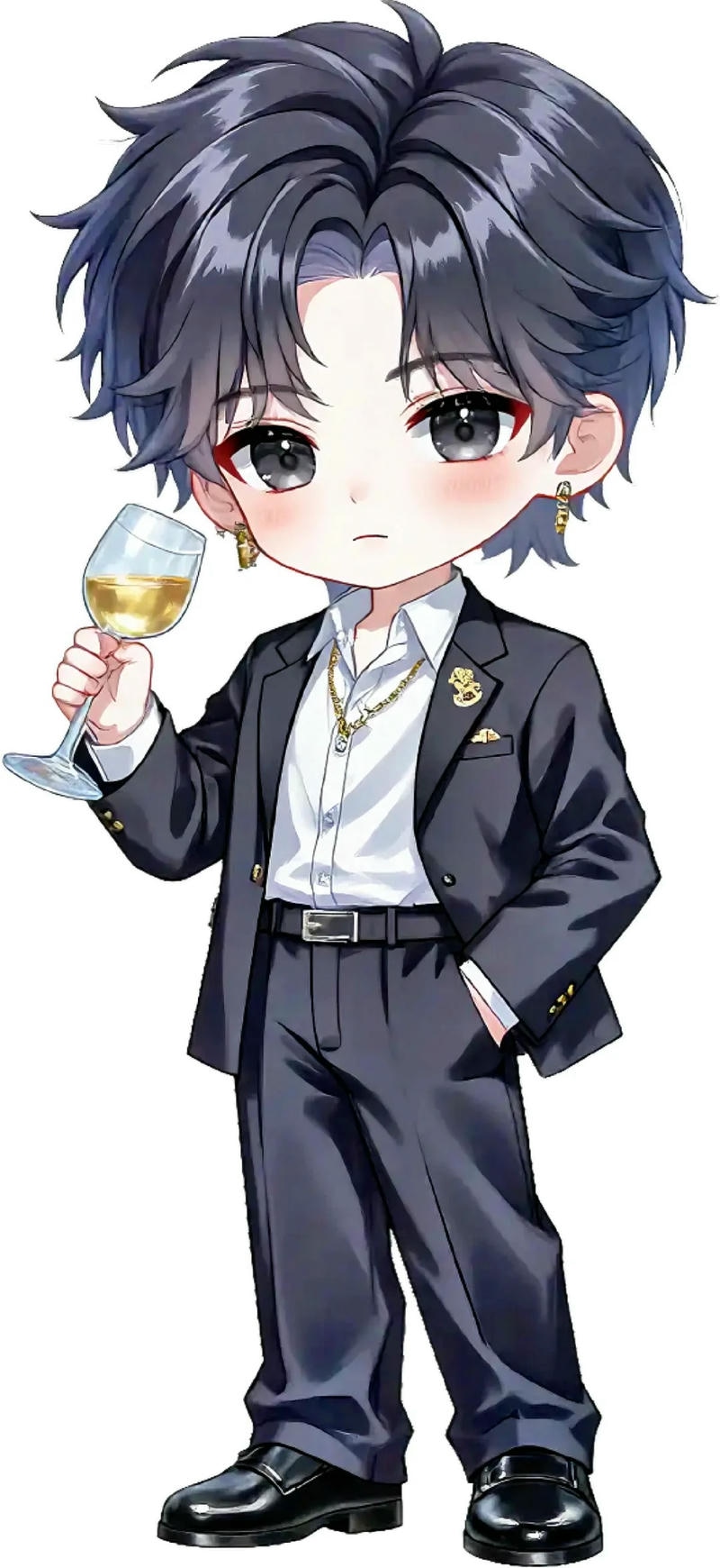 hình anime chibi cute nam