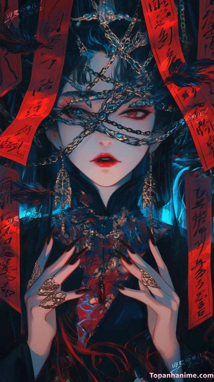 hình anime ma quái rùng rợn