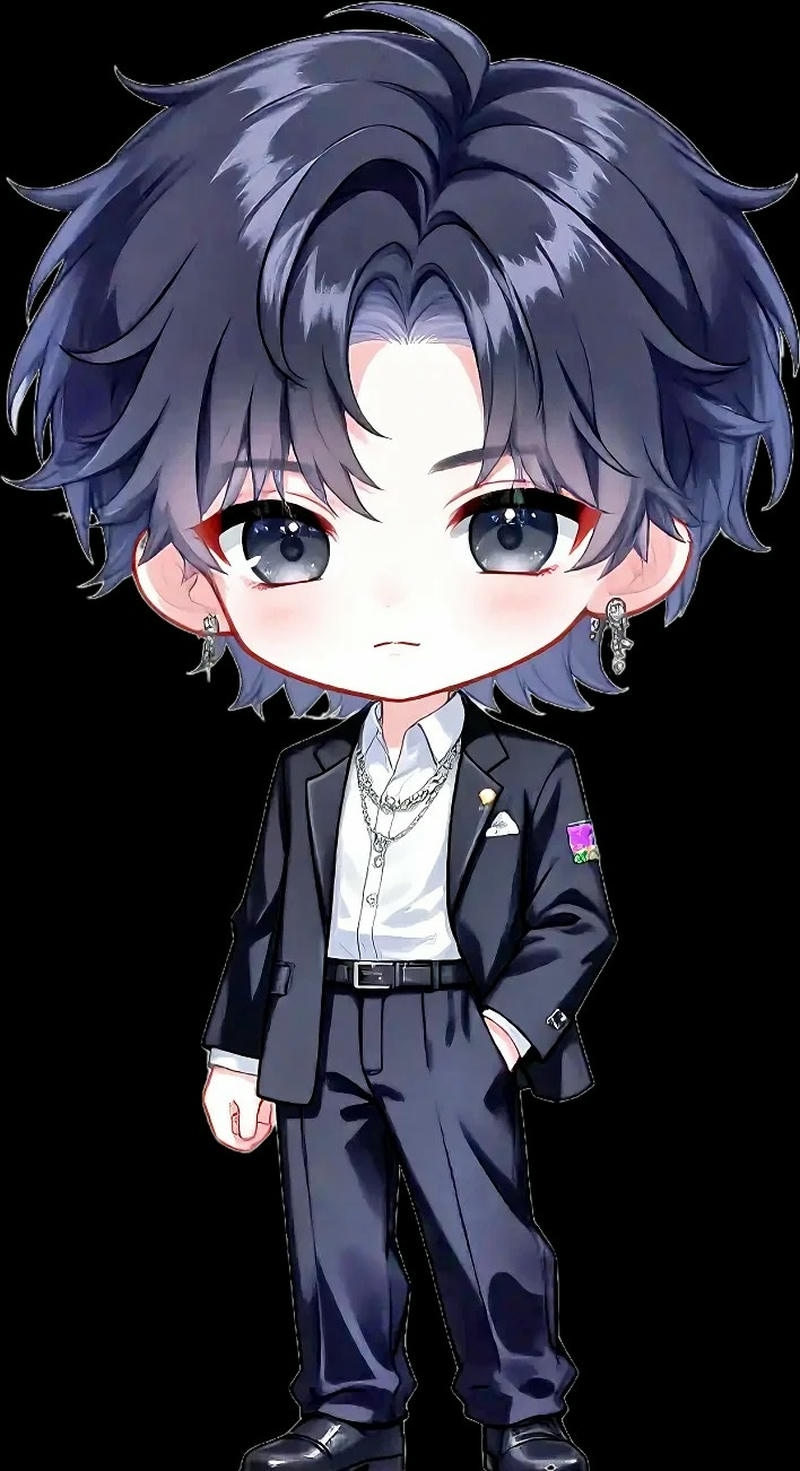 hình anime nam cute chibi