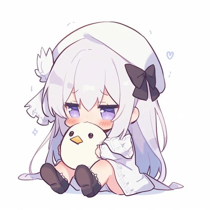 hình chibi buồn