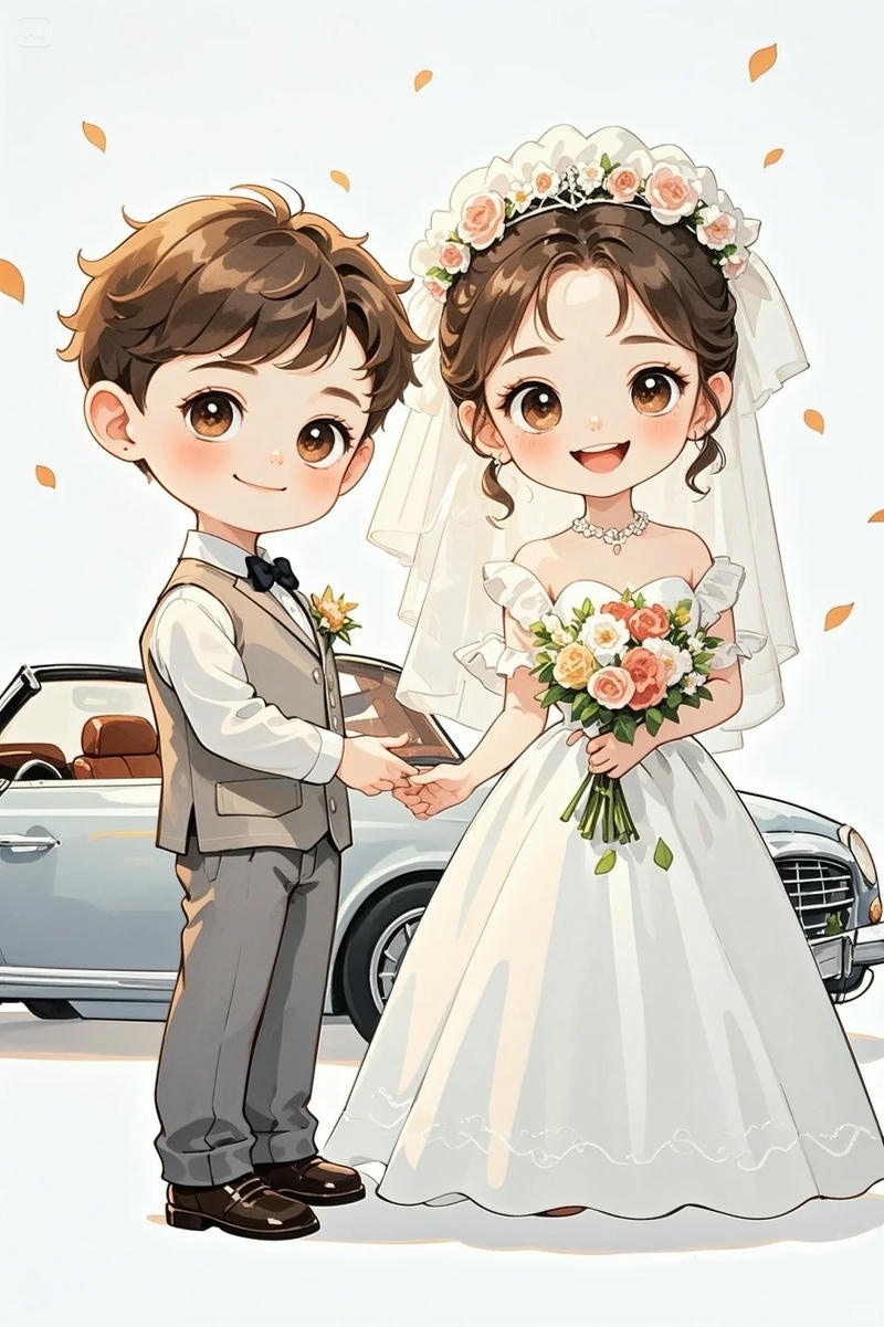 hinh chibi co dau chu re