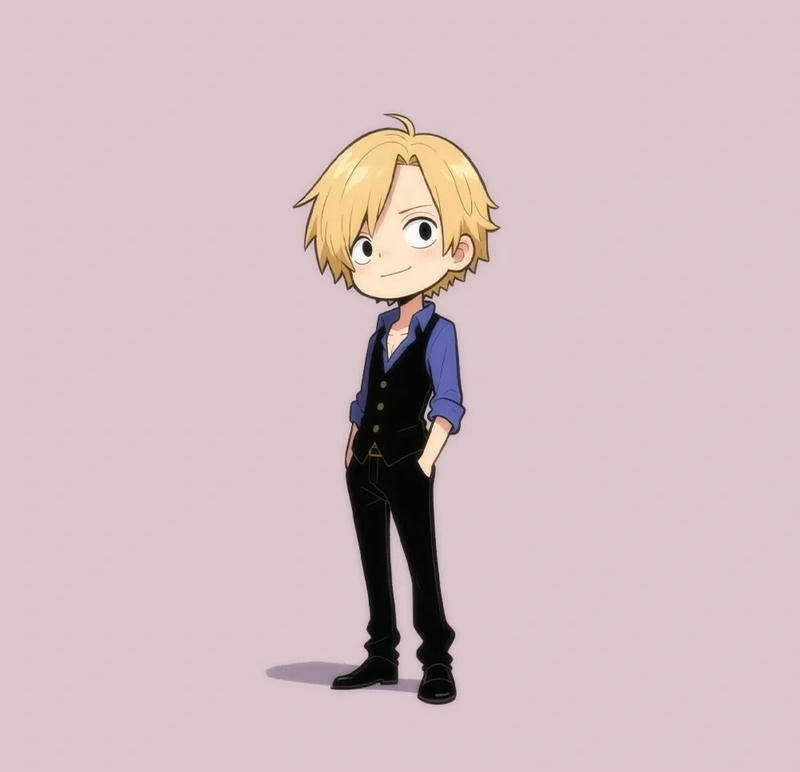 hình chibi nam ngầu