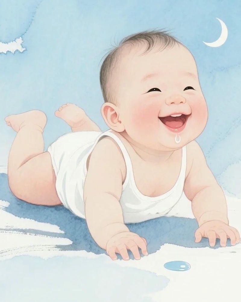 hình em bé chibi tập lẫy