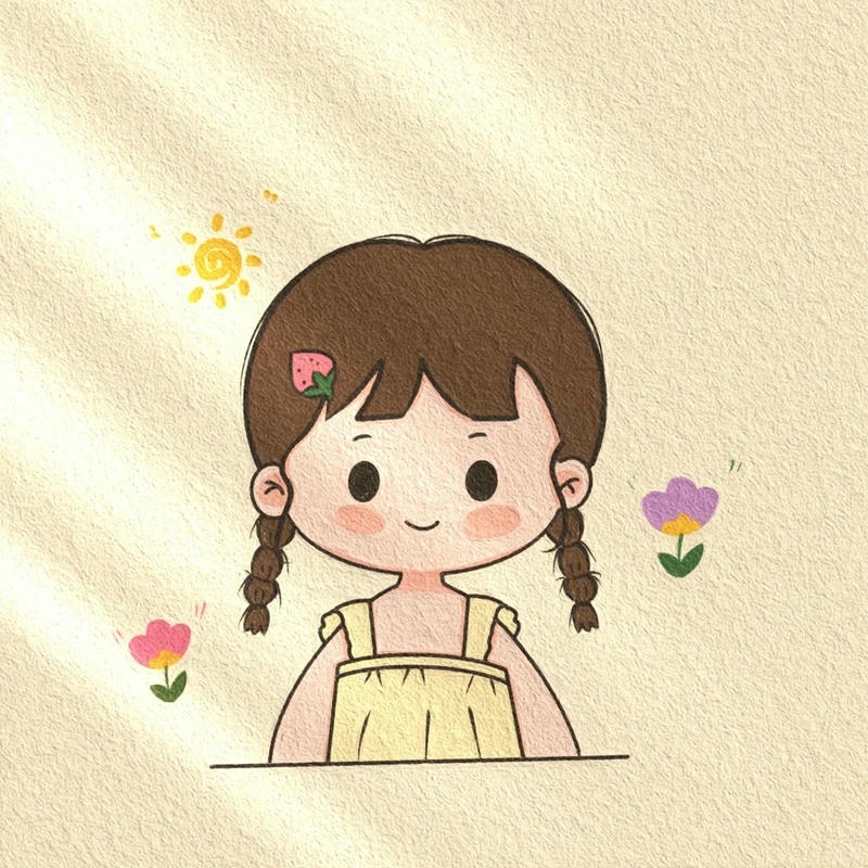 hình em bé gái chibi
