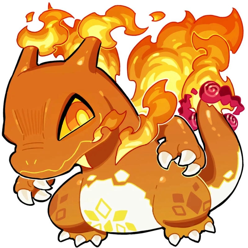 hình hình ảnh pokemon chibi rồng phun lửa