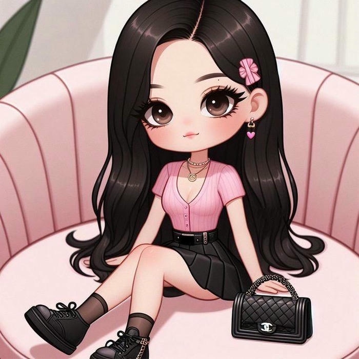 hinhf ảnh jennie chibi