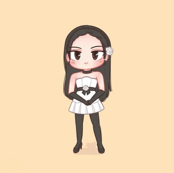 jennie chibi cute