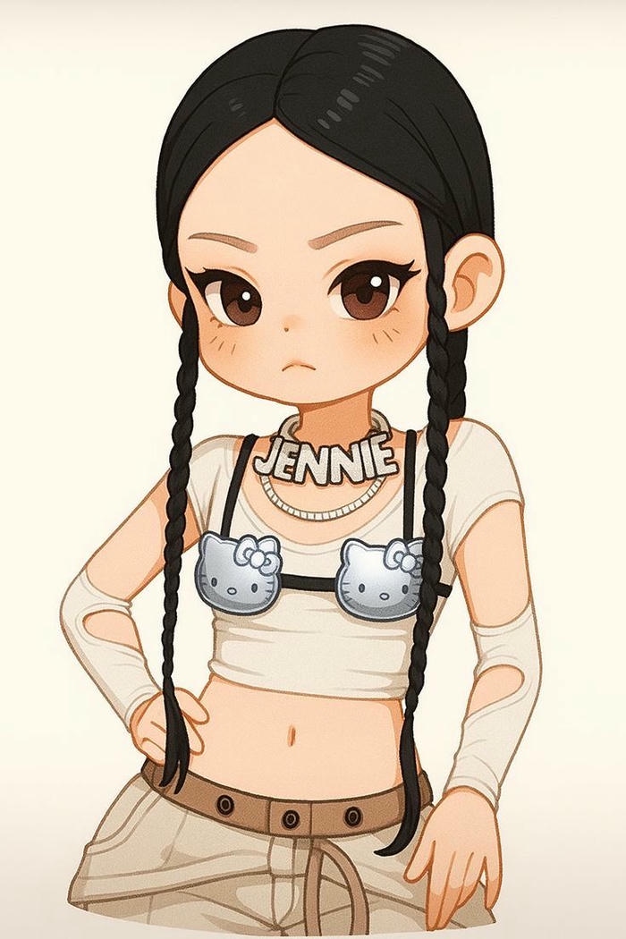 jennie cute chibi