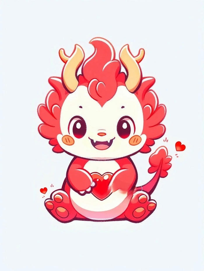 rồng con chibi cute