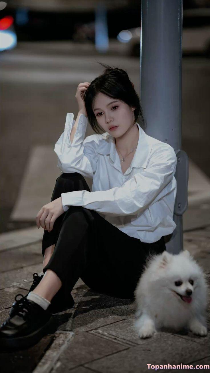 Ảnh buồn tâm sự con gái