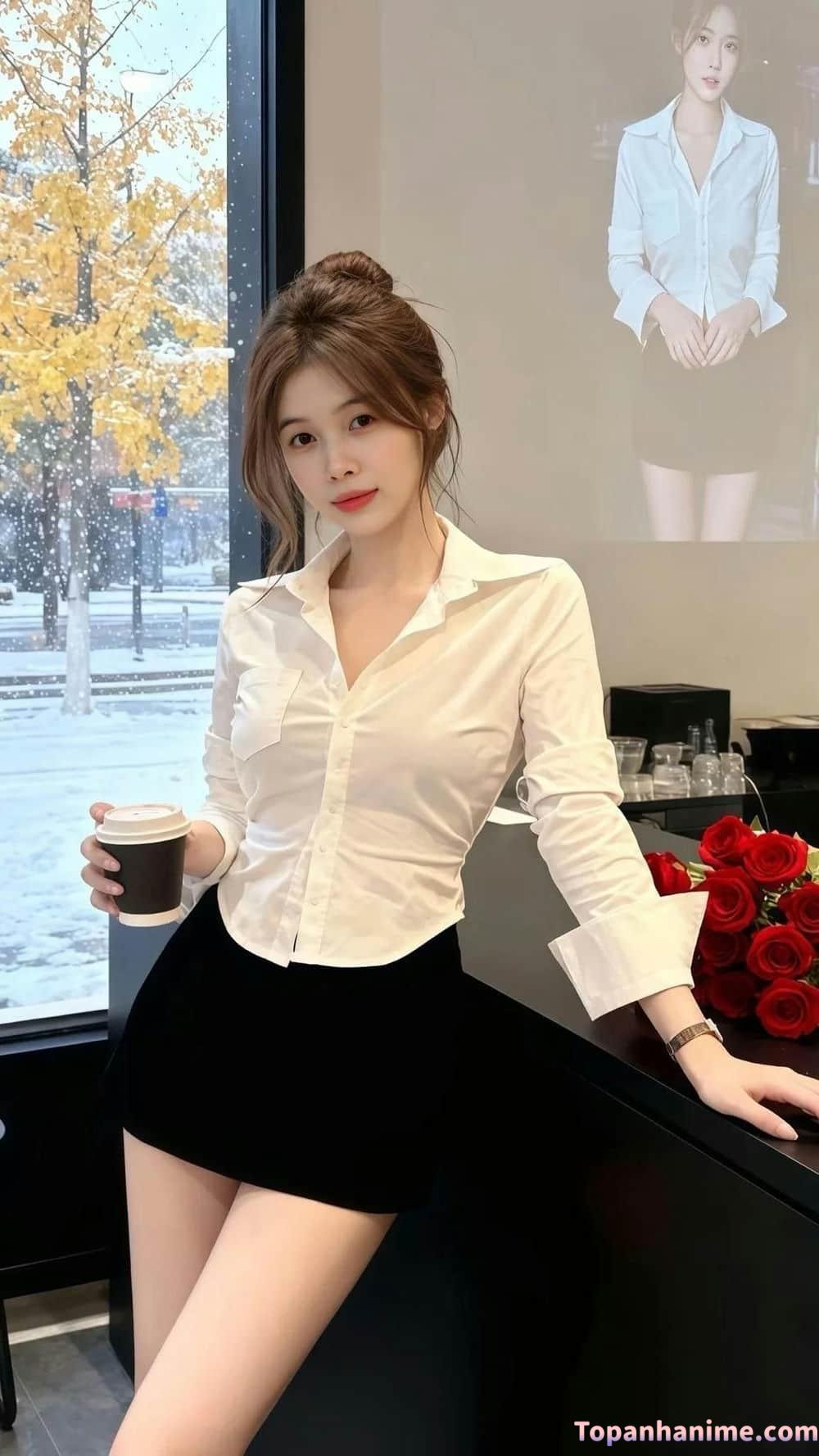 Ảnh gái văn phòng xinh