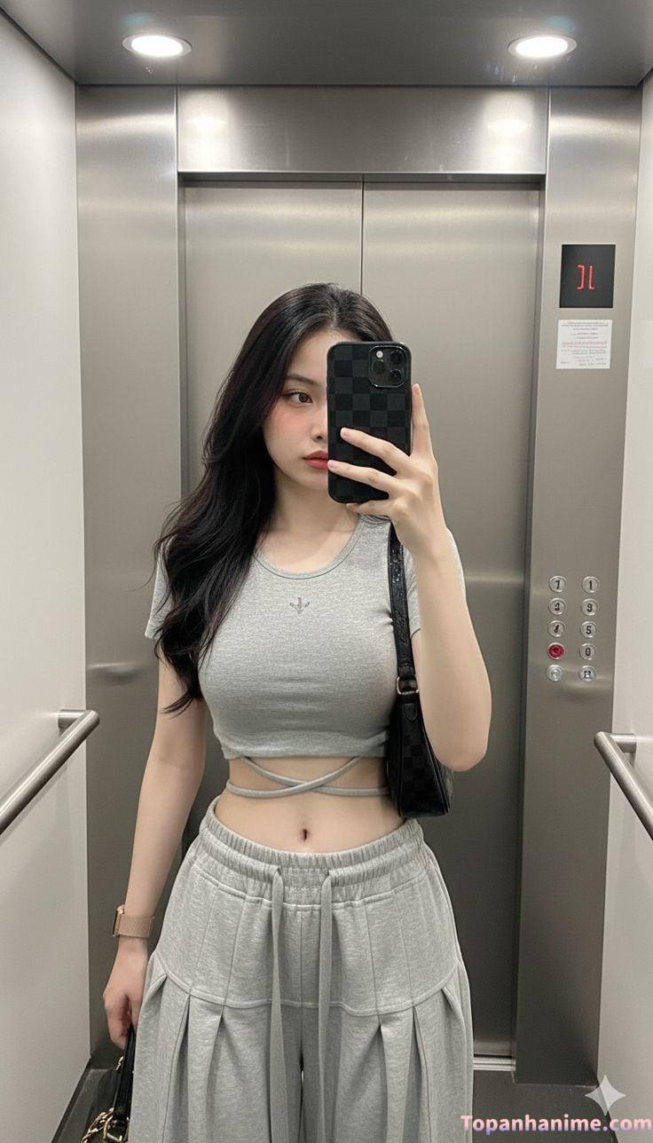 Ảnh gái xinh che mặt đẹp