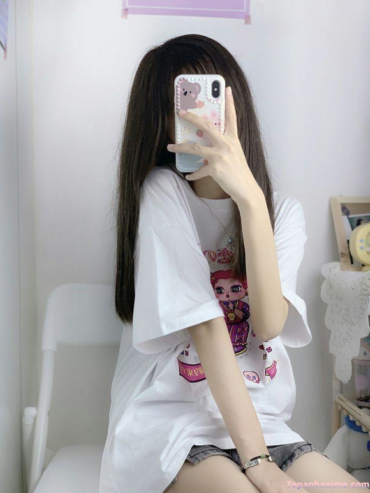 Ảnh xinh gái che mặt