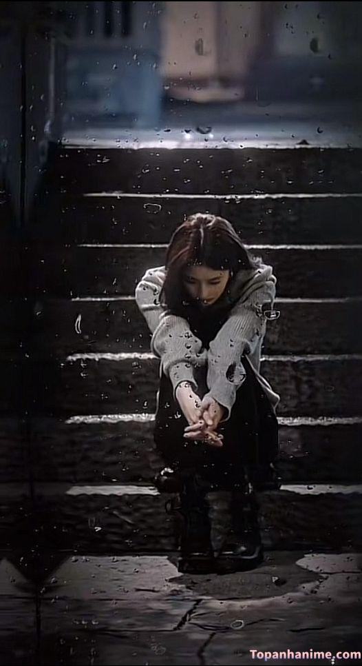 Con gái buồn ảnh tâm trạng