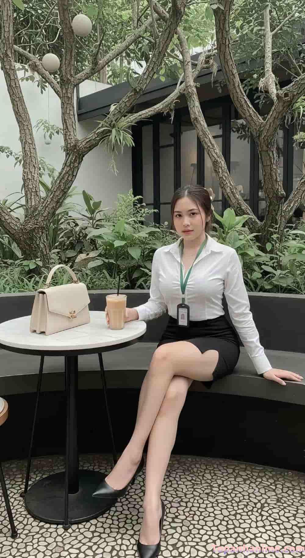 Gái văn phòng duyên dáng