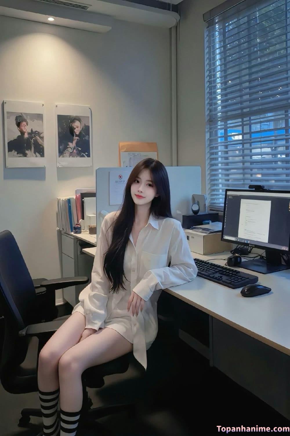 Gái văn phòng thanh lịch