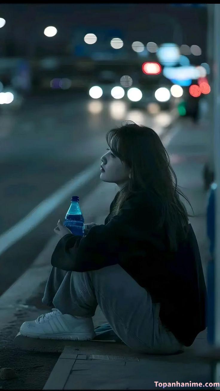 Tâm trạng buồn ảnh con gái