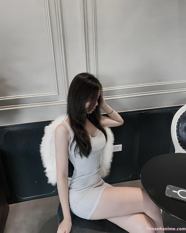 Xinh gái che mặt ảnh