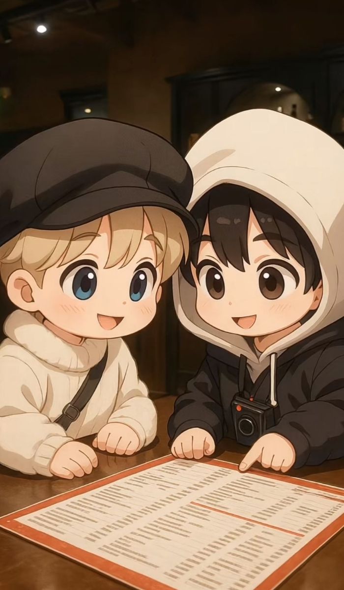 ảnh BTS chibi biểu cảm đáng yêu