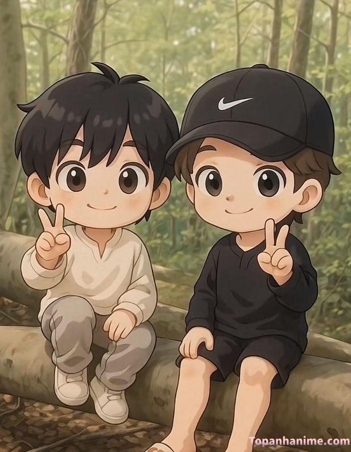 ảnh BTS chibi hoạt hình cute 3d