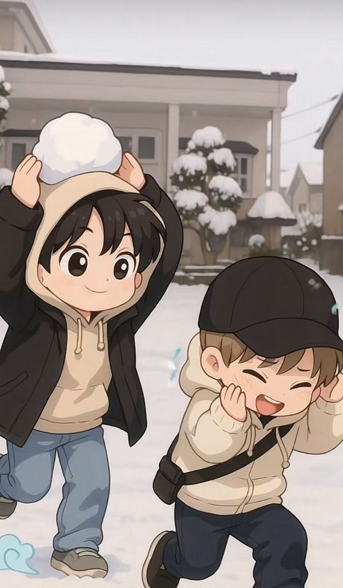 ảnh BTS chibi phiên bản học sinh