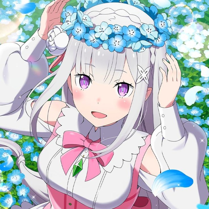 ảnh Emilia Re Zero xinh