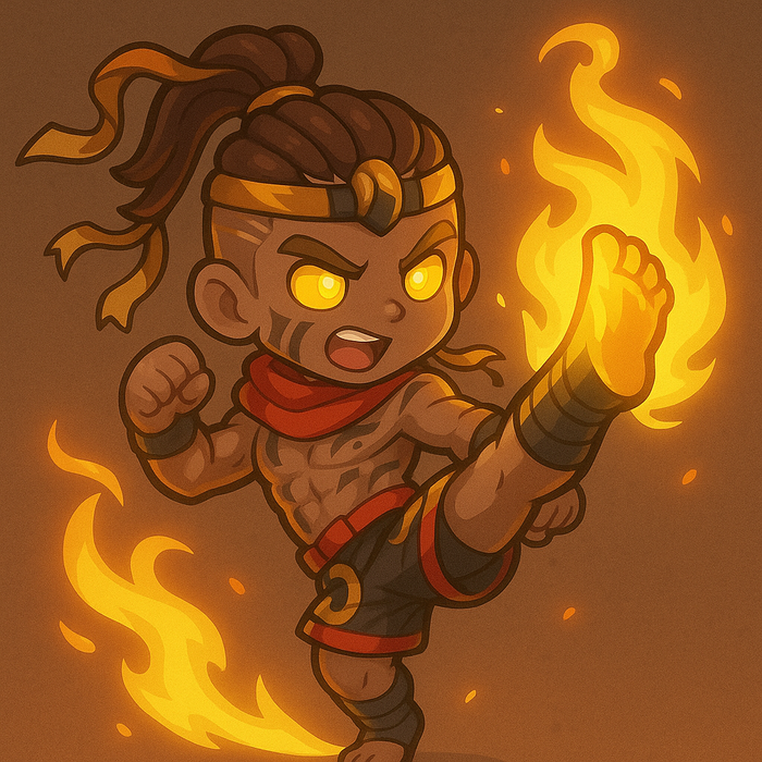ảnh Raz chibi chiến đấu