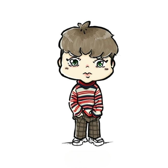 ảnh Sơn Tùng chibi fashion idol