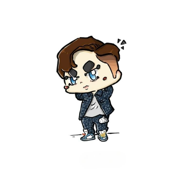 ảnh Sơn Tùng chibi idol quốc dân