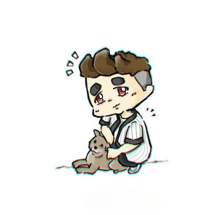 ảnh Sơn Tùng chibi style đường phố
