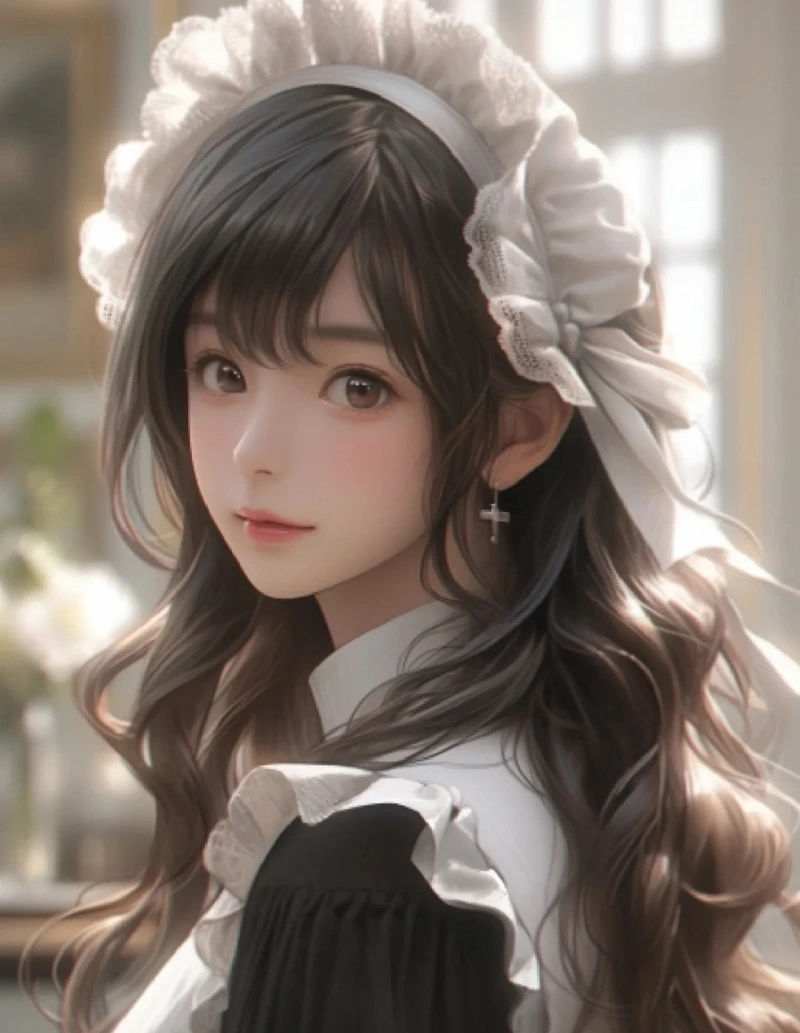 ảnh anime hầu gái 31