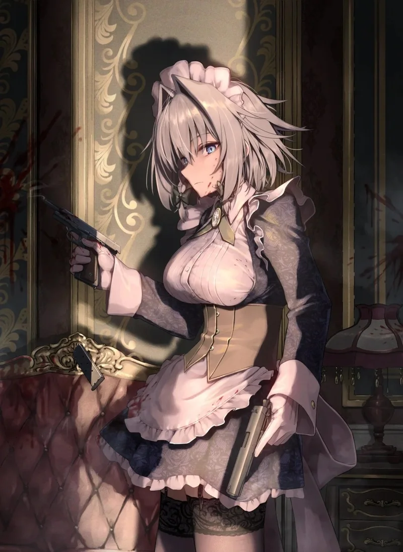 ảnh anime hầu gái 32