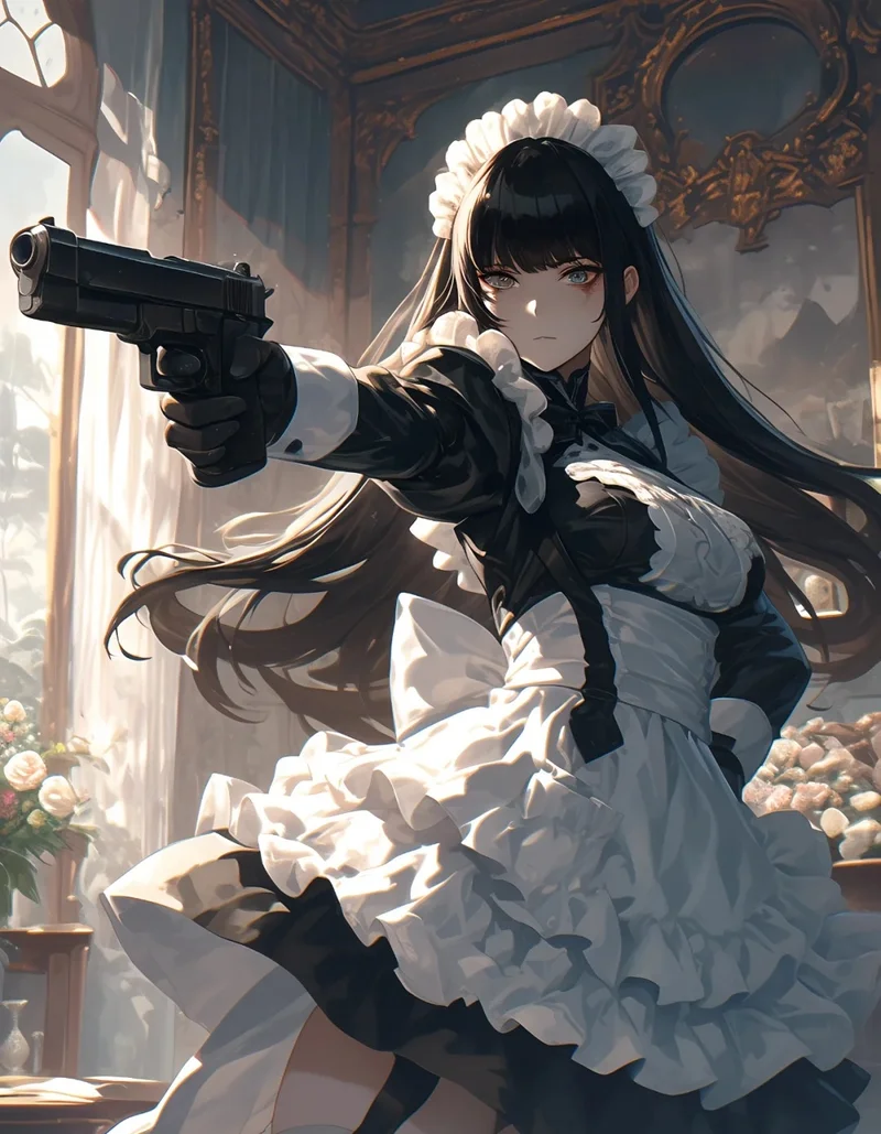 ảnh anime hầu gái 7